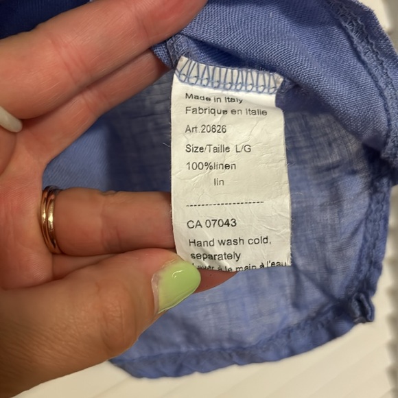 Laura Gotti linen blouse - Picture 5 of 6